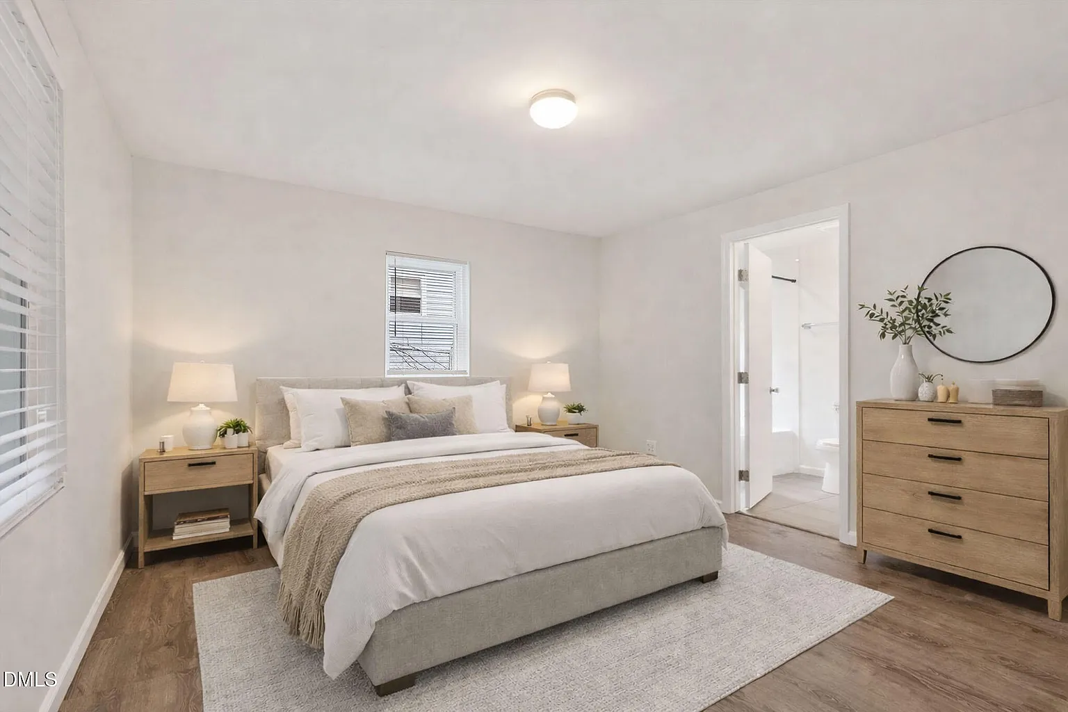 Serene master bedroom with spa-like neutral palette